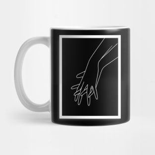 Mysterious hands Mug